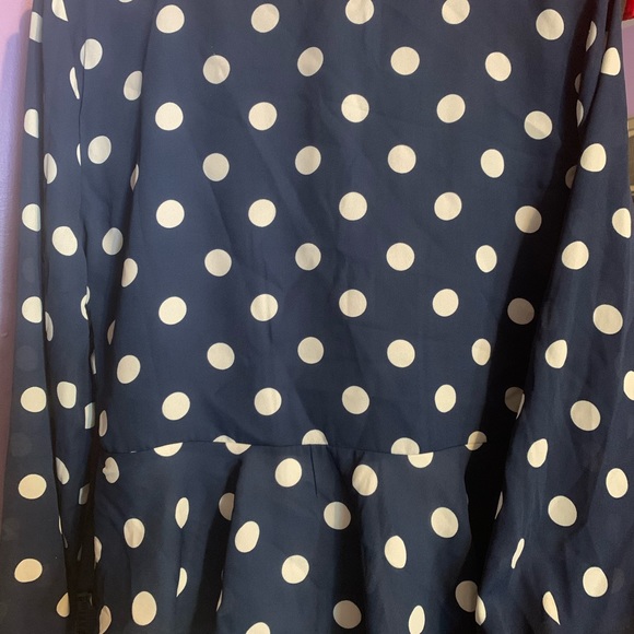 Cute blue and white dots - Picture 2 of 4
